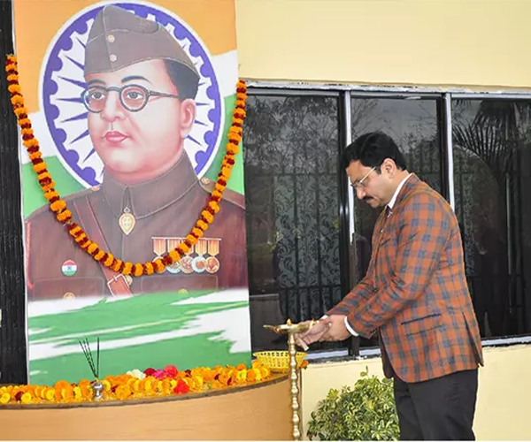 Celebrating 126th Birth Anniversary of Netaji Subhash
Chandra Bose in TIGPS Raiganj.