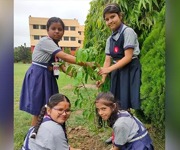 TIGPS Raiganj has iniciated Tree Plantation Drive.