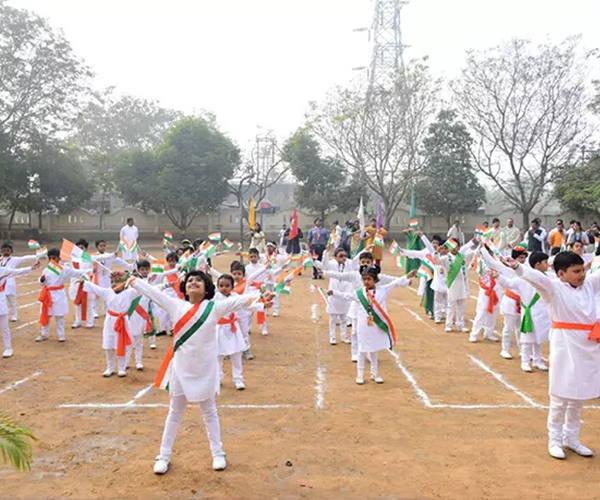 Republic Day celebration in TIGPS Bolpur.