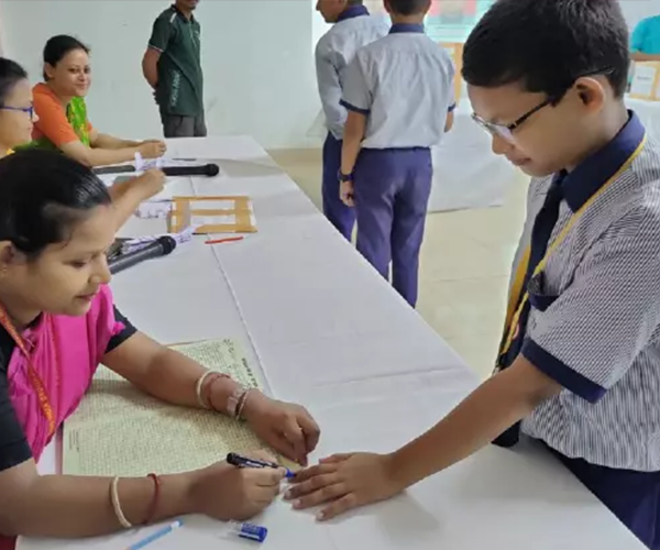 Student Council Election 2022-23 at
Techno India Group Public School, Raiganj