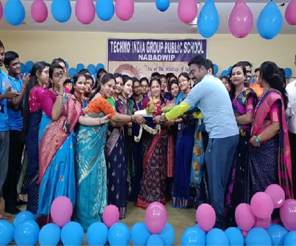 Students celebrate Teacher's Day at Tigps Nabadwip